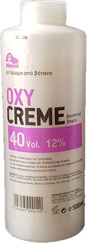 Niccont Oxycreme 40vol Γαλάκτωμα Ενεργοποίησης Χρώματος 40Vol 500ml