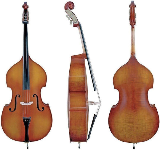 Gewa Contrabas Double Bass Basic Line Solid Top 1/8 Set-up 1/8 4 Corzi Căști