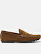 Leder Herren Mokassins in Braun Farbe
