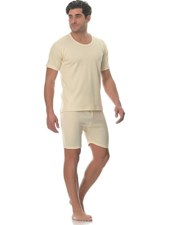 Lido Underwear Ισοθερμική Μπλούζα Μπεζ
