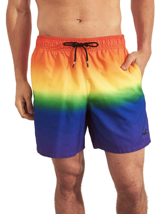 Hollister Men's Swimwear Shorts Multicolour Striped
