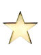blokker Metal Christmas Decorative Pendant Star 25cm Gold