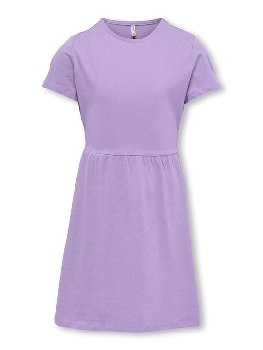 Kids Only Kids Dress Short Sleeve Lilac