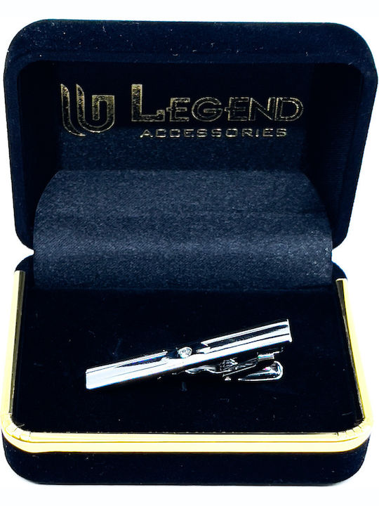 Legend Accessories Krawattenklammer aus Metallisch Silber