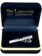 Legend Accessories Metallic Tie Clip Silver 4.5cm