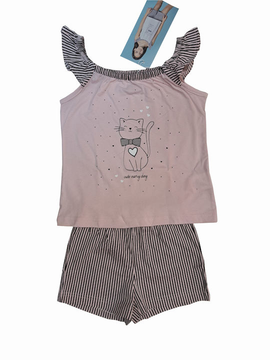 Noidinotte Kids Pajamas Cotton Pink