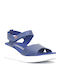 Anatomic Women's Leather Platform Shoes Blue
