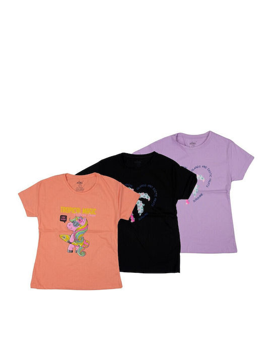 Σετ Παιδικά T-shirts Πολύχρωμα