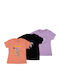 Σετ Παιδικά T-shirts Πολύχρωμα