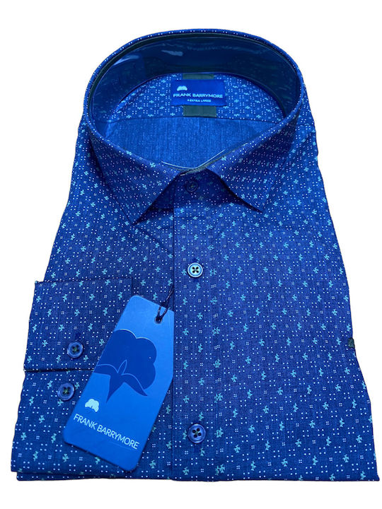 Langärmlig Hemd Blau