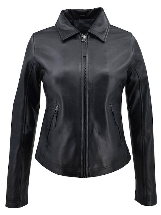 Δερμάτινα 100 Jachetă de femei Biker Jacket Black