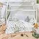 Bimbidreams Montessori Africa Baby Bedding Set for Crib White 4 Pieces