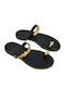 Sandale Casual Damă De Piele Negru