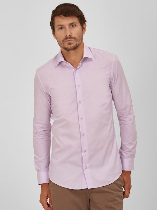 Vardas Men's Shirt Long-sleeved Lilacc