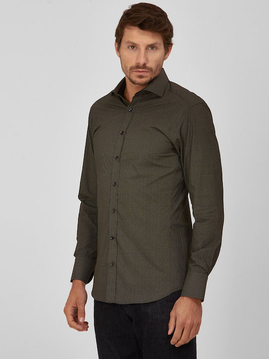 Vardas Men's Shirt Long Sleeve Khaki