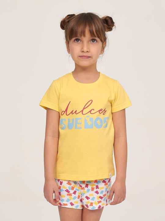 Muydemi Kids Pajamas Summer Yellow