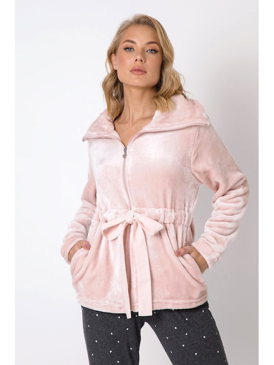 Aruelle Winter Women's Robe Pink