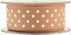 Kappa Decor Stoff Band Polka Dot Beige 18meters mit Breite 25mm