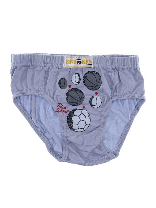 Biyo Kids' Brief Gray