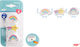 Madrid Papel Eraser Set for Pencil and Pen (Μiscellaneous Designs) 3pcs