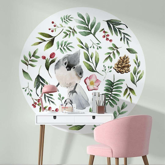 Caravelshop Autocolant Decorativ pentru Copii Perete 100x100buc