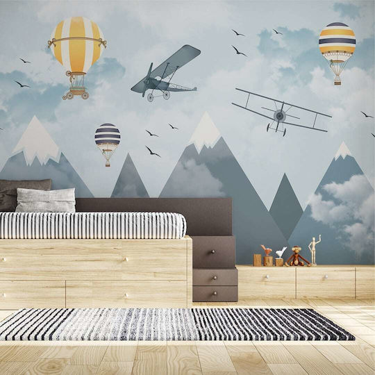 Caravelshop Autocolantă Tapet pentru copii Acoperit cu vinil L300xA270buc