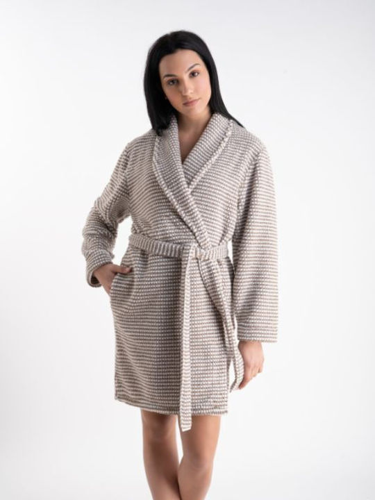 Relax Lingerie Winter Women's Robe White