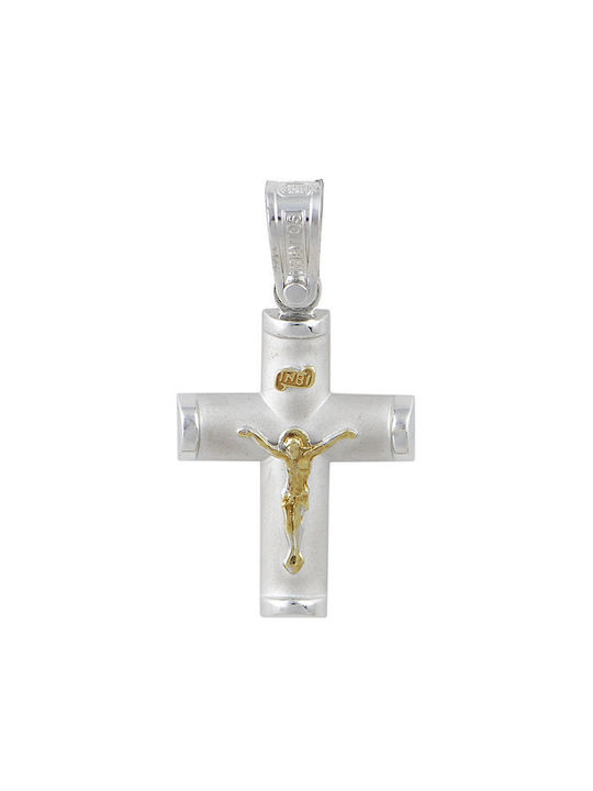 Savvidis White Gold Cross 14K with Chain