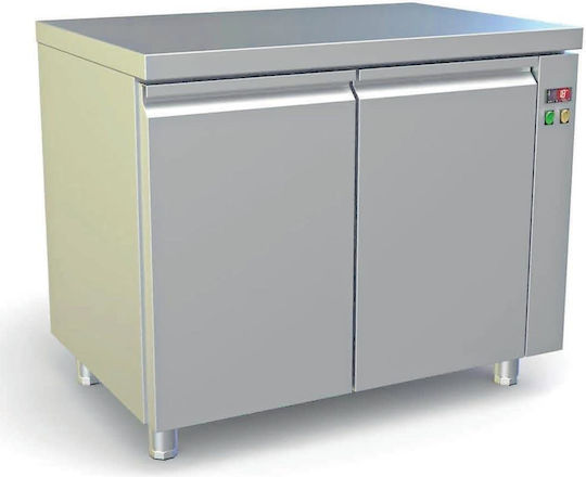 Dominox Ψυγείο Πάγκος χωρίς Μοτέρ Υ86xΠ107xΒ70cm