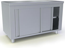 Dominox Ερμάριο με Συρόμενες Πόρτες 120x60x86cm Dominox Ερμάριο με Συρόμενες Πόρτες 120x60x86cm
