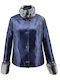 Dermatina 100 Женски Leather Сако Blue