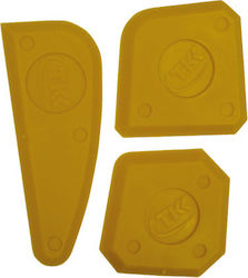 TKK Plastic Spatula with Plastic Handle Set 3 Pieces