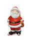 Dekorativer Weihnachtsmann Rot aus Keramik 15x10x7cm