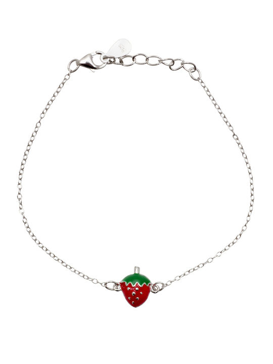 Woofie Kinderarmband Kette aus Silber