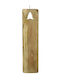 Interni Oggi Weihnachtliche Schneidebrett Holz Beige L60xB14xH14xD2cm.