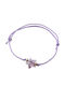 Woofie Kinderarmband Makramee aus Silber