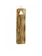 Interni Oggi Weihnachtliche Schneidebrett Holz Braun L45xB12xH45xD3cm.