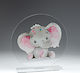 Adorex Easter Decorative Element for DIY Crafts from Plexiglass Pink Fitting Bracket