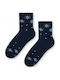 Steven Damen Weihnachtssocken Blau 1Pack
