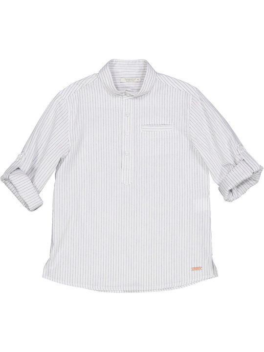 Birba Trybeyond Kids Striped Shirt White