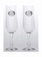 Zivas Champagne Glasses for Wedding made of Glass 2pcs