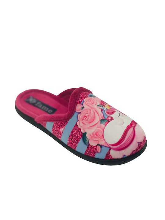 FAME Kids Slippers Fuchsia