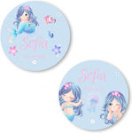 Party Sticker "Mermaid" Theme Set of 2pcs PINK49291