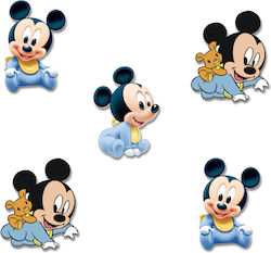 Party Sticker "Mickey" Theme Set of 8pcs PINK55732