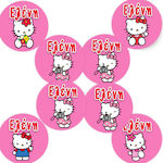 Party Sticker "Hello Kitty" Theme Set of 8pcs PINK37750