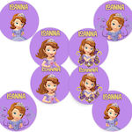 Party Sticker Set of 8pcs PINK44334