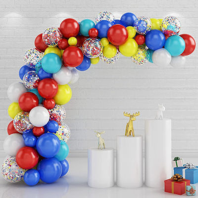 Σετ 105 Μπαλόνια Latex Πολύχρωμα
