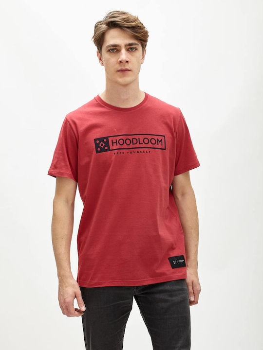 HoodLoom T-shirt Κόκκινο