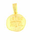 Ios Pendant Kids Charm Double Sided Constantinato made of Gold 9K ΜΕ1699