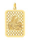 Eforo Pendant Kids Talisman with the Virgin Mary made of Gold 14K PA11100036